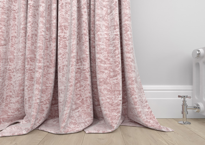 Cyrus Crushed Velvet, Rose - Made to Measure Curtains - Image 6
